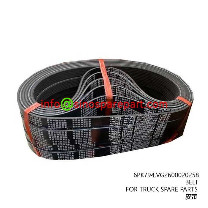 BELT FOR TRUCK SPARE PARTS