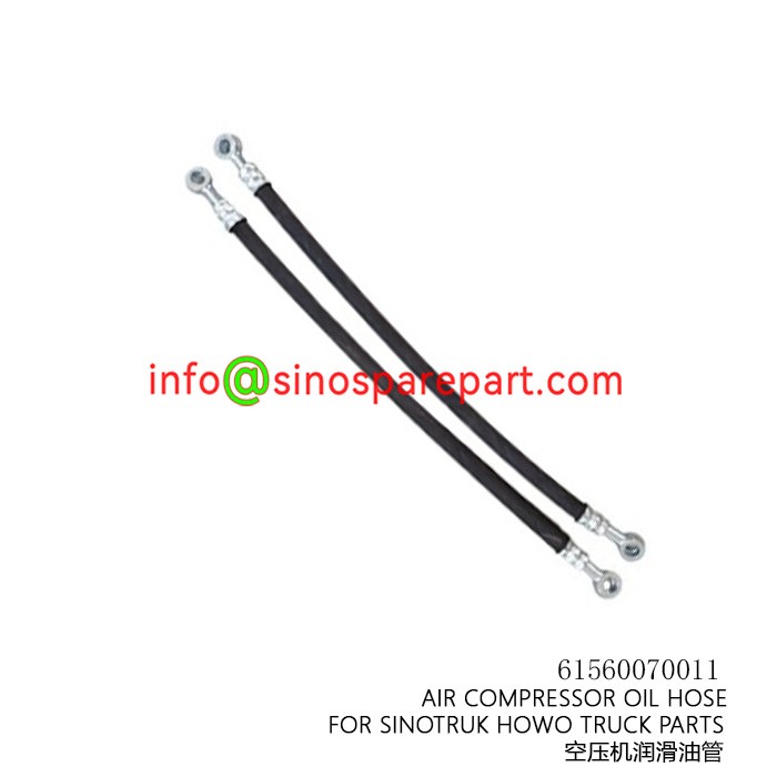 AIR COMPRESSOR OIL HOSE FOR SINOTRUK HOWO TRUCK PARTS
