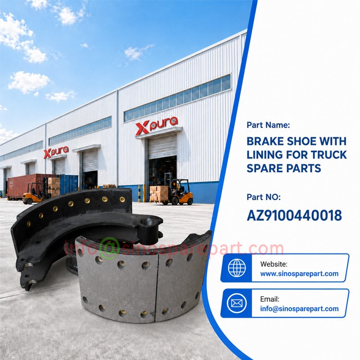 BRAKE SHOE WITH LINING FOR TRUCK PARTS
