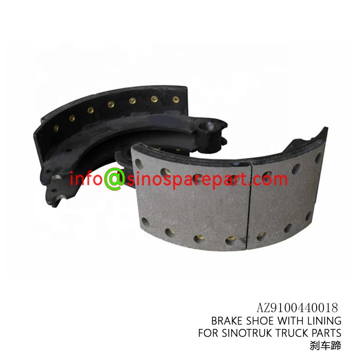 BRAKE SHOE WITH LINING FOR TRUCK PARTS