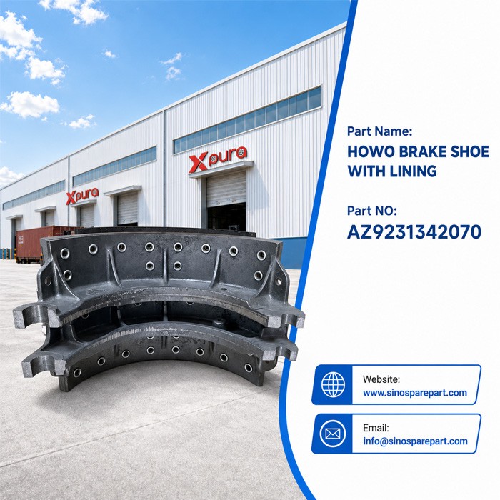 HOWO BRAKE SHOE WITH LINING