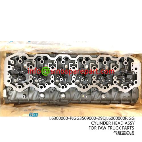 CYLINDER HEAD ASSY FOR FAW TRUCK PARTS L6300000-PJGG3509000-29D,L6000000PJGG