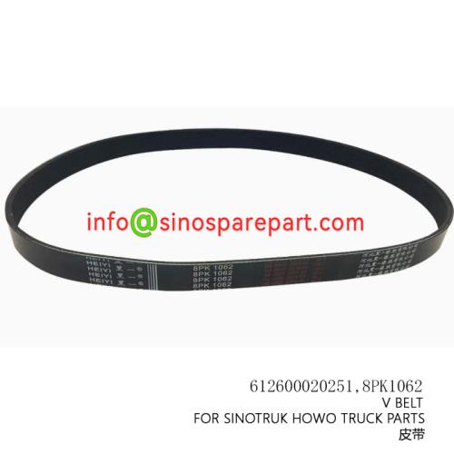 V BELT FOR SINOTRUK HOWO TRUCK PARTS