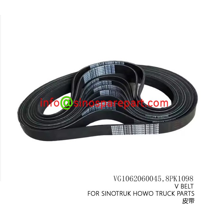 V BELT FOR SINOTRUK HOWO TRUCK PARTS