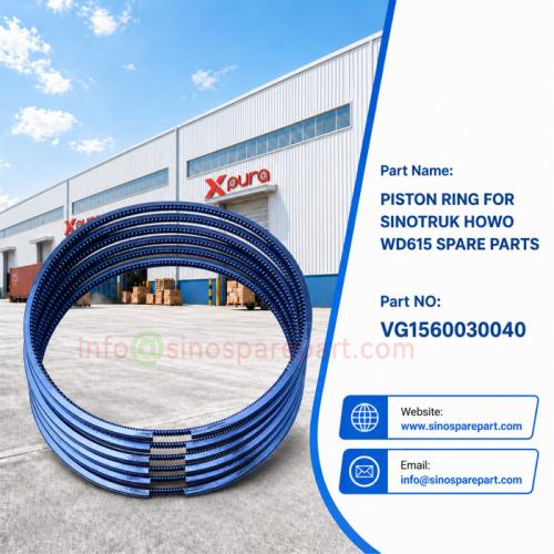 PISTON RING FOR SINOTRUK HOWO WD615 SPARE PARTS