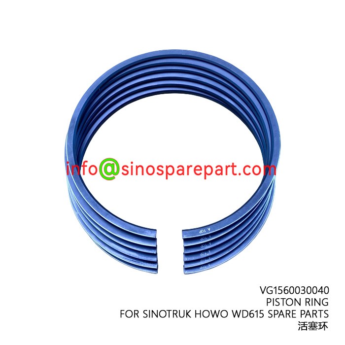 PISTON RING FOR SINOTRUK HOWO WD615 SPARE PARTS