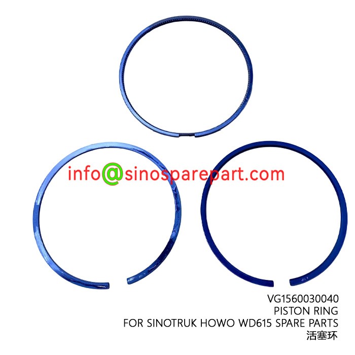 PISTON RING FOR SINOTRUK HOWO WD615 SPARE PARTS
