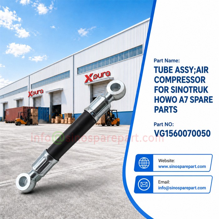 TUBE ASSY;AIR COMPRESSOR FOR SINOTRUK HOWO A7 SPARE PARTS