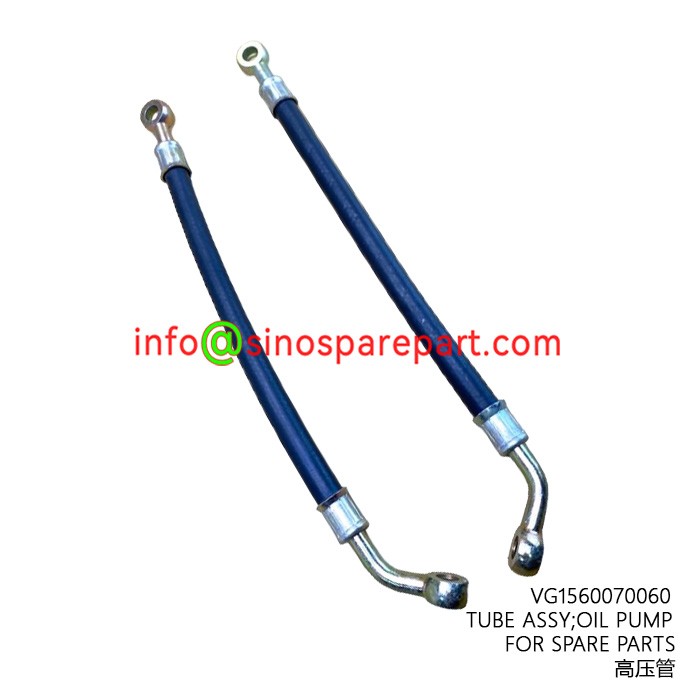 TUBE ASSY;OIL PUMP FOR SPARE PARTS TUBE ASSY;OIL PUMP FOR SPARE PARTS