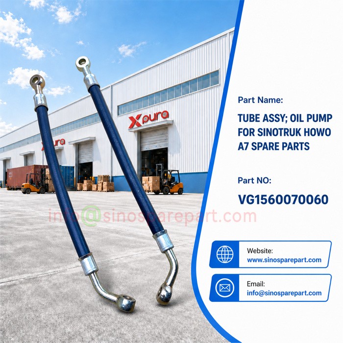 TUBE ASSY;OIL PUMP FOR SINOTRUK HOWO A7 SPARE PARTS
