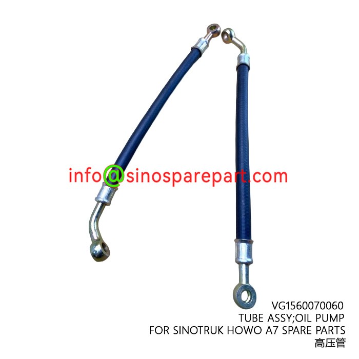 TUBE ASSY;OIL PUMP FOR SINOTRUK HOWO A7 SPARE PARTS