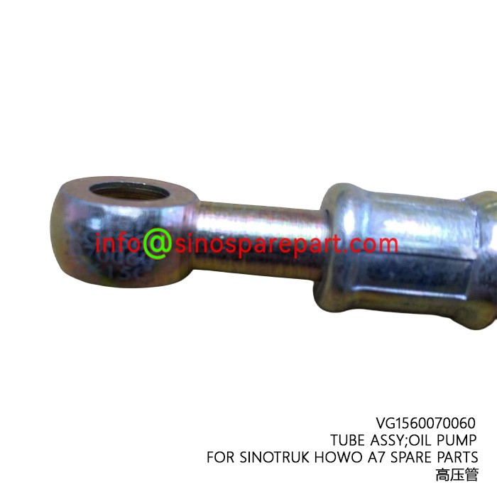TUBE ASSY;OIL PUMP FOR SINOTRUK HOWO A7 SPARE PARTS