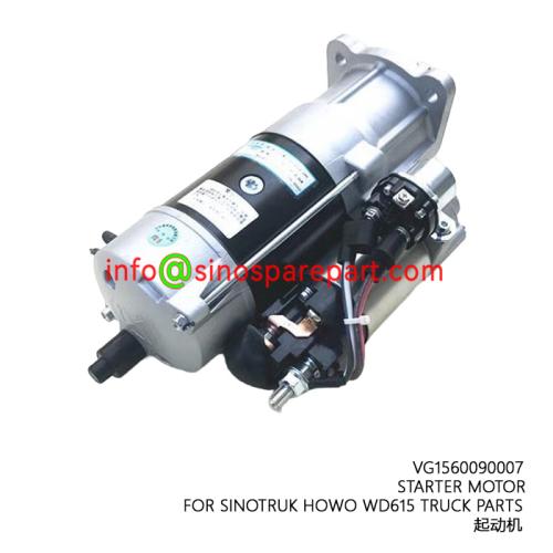 STARTER MOTOR FOR SINOTRUK HOWO WD615 TRUCK PARTS