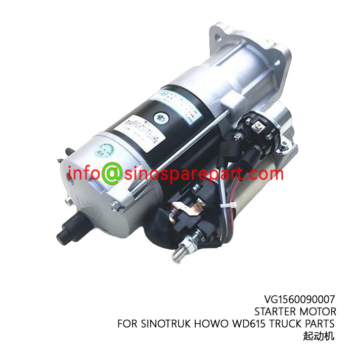 STARTER MOTOR FOR SINOTRUK HOWO WD615 TRUCK PARTS