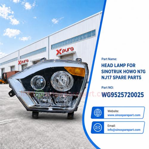 HEAD LAMP FOR SINOTRUK HOWO NJ17 N7G TRUCK PARTS