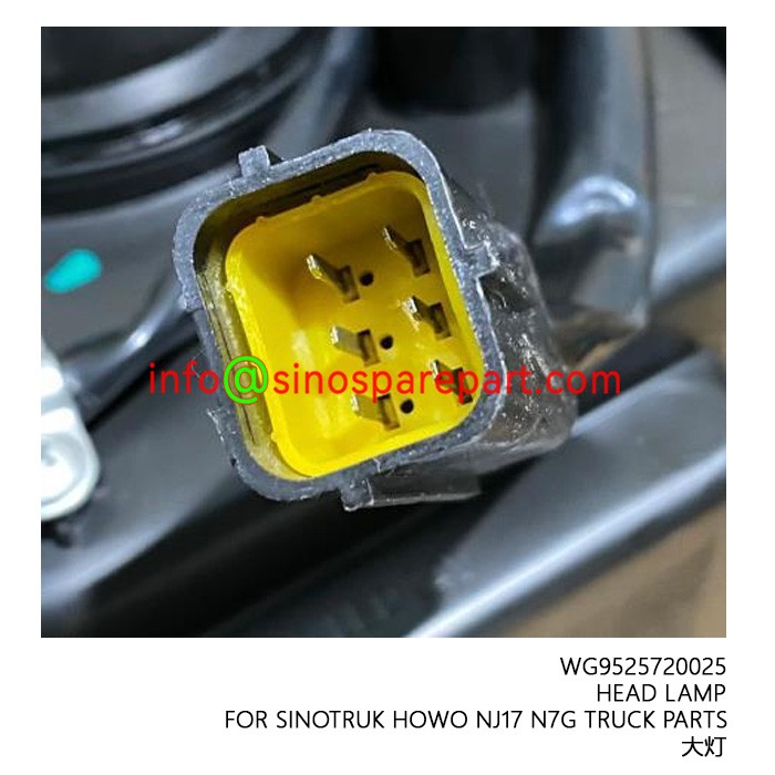 HEAD LAMP FOR SINOTRUK HOWO NJ17 N7G TRUCK PARTS