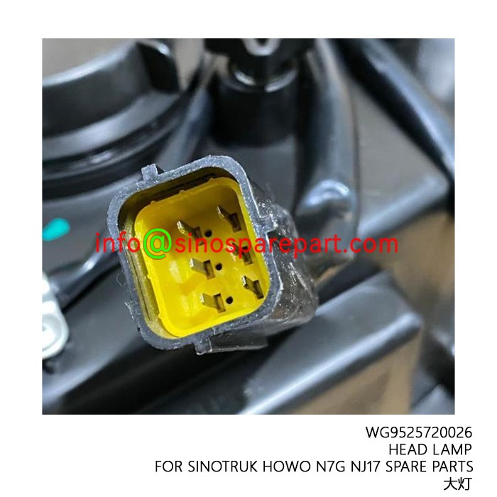 HEAD LAMP FOR SINOTRUK HOWO N7G NJ17 SPARE PARTS