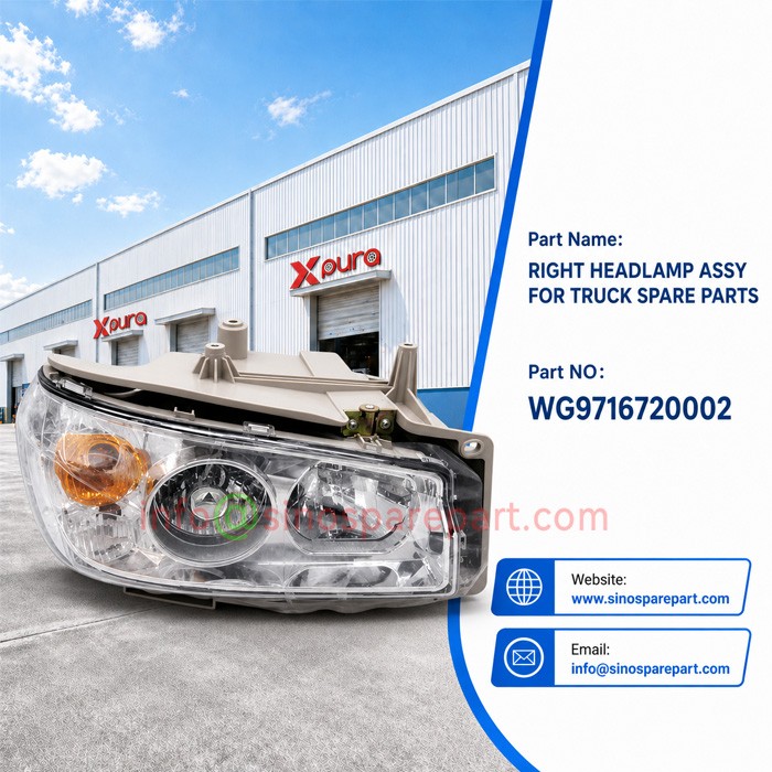 RIGHT HEADLAMP ASSY FOR TRUCK SPARE PARTS