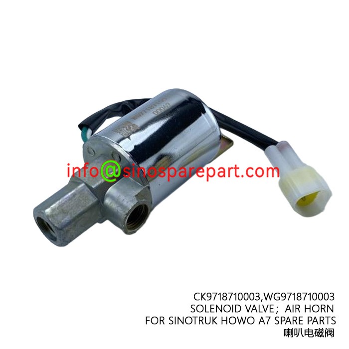 SOLENOID VALVE；AIR HOR FOR SINOTRUK HOWO A7 SPARE PARTS