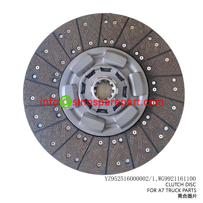 CLUTCH DISC FOR A7 TRUCK PARTS