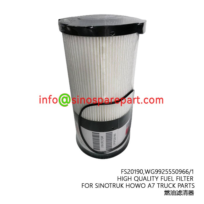 HIGH QUALITY FUEL FILTER FOR SINOTRUK HOWO A7 TRUCK PARTS