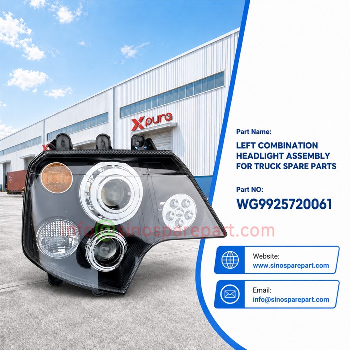 LEFT COMBINATION HEADLIGHT ASSEMBLY FOR A7 T7H TRUCK PARTS LEFT COMBINATION HEADLIGHT ASSEMBLY FOR A7 T7H TRUCK PARTS