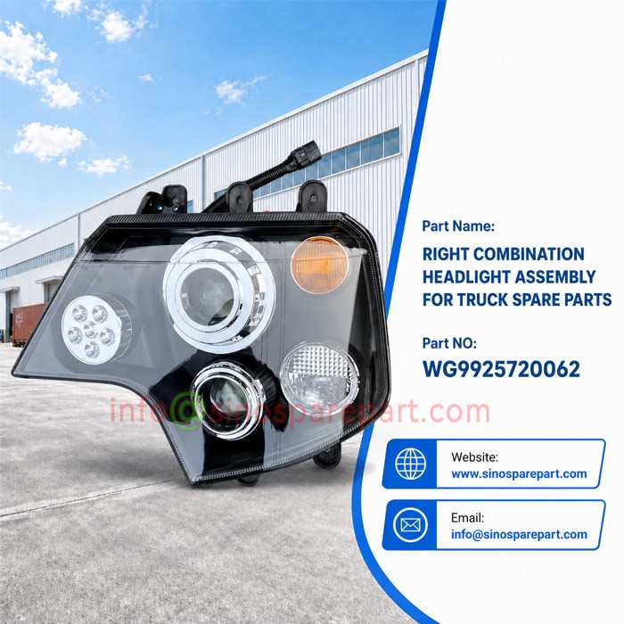 RIGHT COMBINATION HEADLIGHT ASSEMBLY FOR A7 T7H TRUCK PARTS RIGHT COMBINATION HEADLIGHT ASSEMBLY FOR A7 T7H TRUCK PARTS