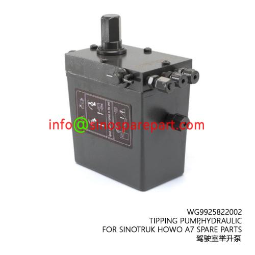 TIPPING PUMP,HYDRAULIC FOR SINOTRUK HOWO A7 SPARE PARTS