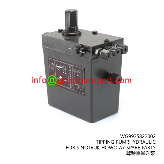 TIPPING PUMP,HYDRAULIC FOR SINOTRUK HOWO A7 SPARE PARTS